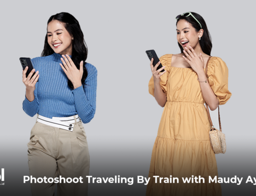 Photoshoot Traveling By Train with Maudy Ayunda